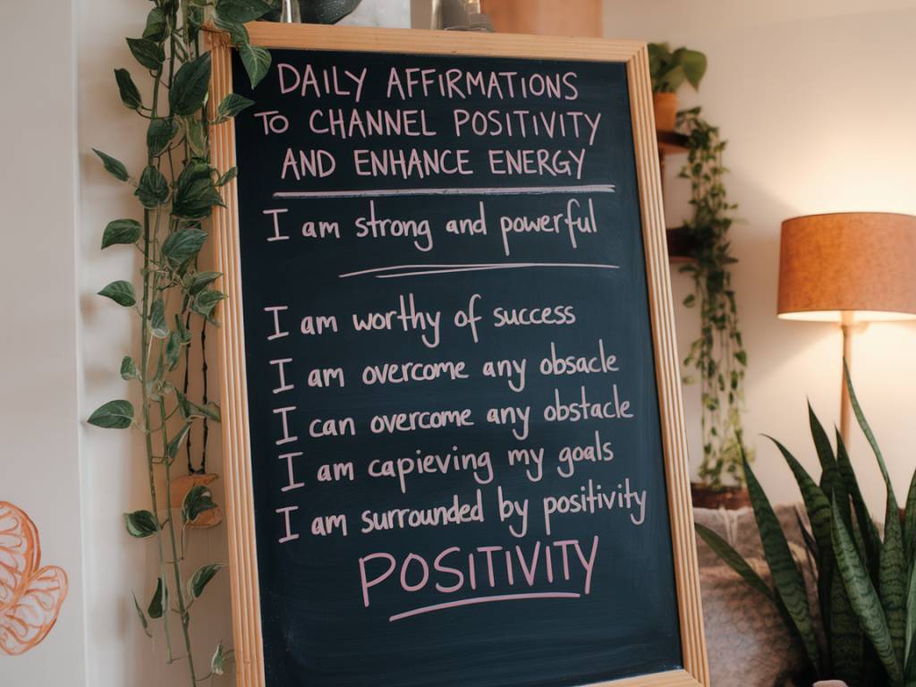 Daily affirmations to channel positivity and enhance energy